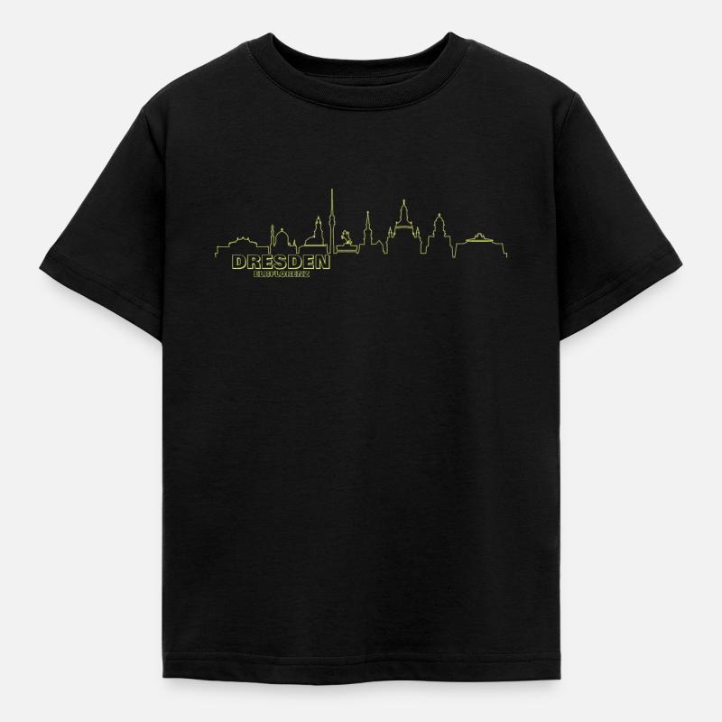 Dresden - Kinder T-Shirt - Schwarz