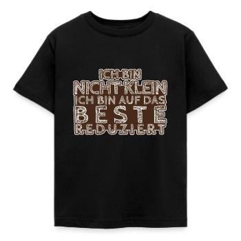 Ich Bin Nicht Klein - Kinder T-Shirt - Schwarz - Vorne - AI Model Kid Female (0cm)