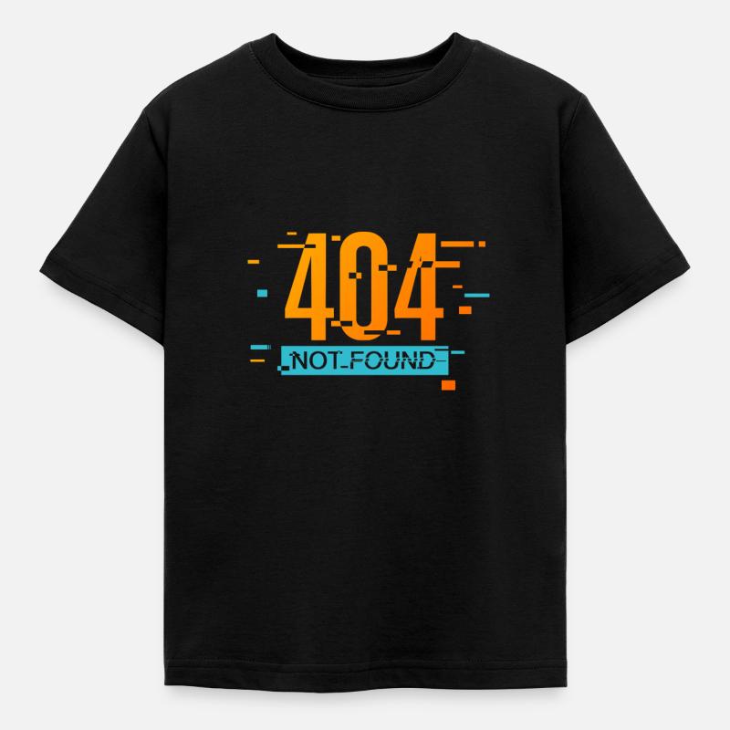 ERROR 404 - Kids' T-Shirt - black
