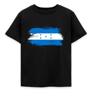 Drapeau du Honduras drapeau - T-shirt Enfant - noir - Devant - AI Model Kid Female (0cm)