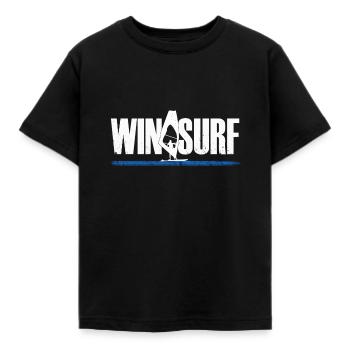 Windsurf planche à voile Windsurf - T-shirt Enfant - noir - Devant - AI Model Kid Female (0cm)