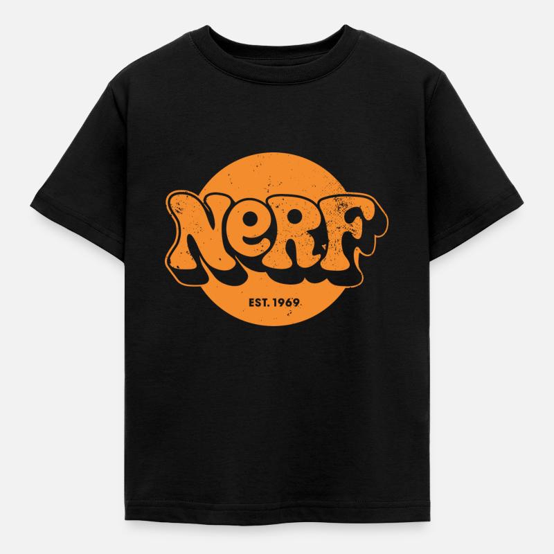 Nerf 1969 Logo Arancione - Maglietta per bambini - nero