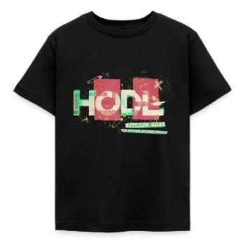 Bitcoin 2023 (Miami) - The Future is Now, Miami - Kids' T-Shirt - black - Front - AI Model Kid Female (0cm)