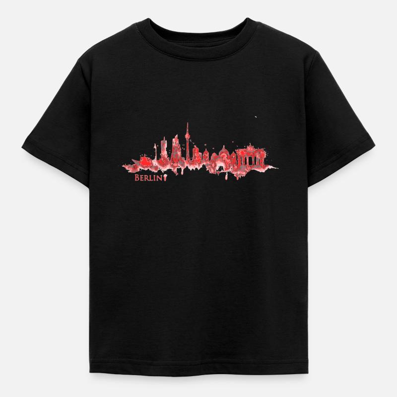 Berlin Skyline - Kids' T-Shirt - black