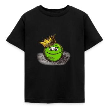 Princess Pea - Kids' T-Shirt - black - Front - AI Model Kid Female (0cm)