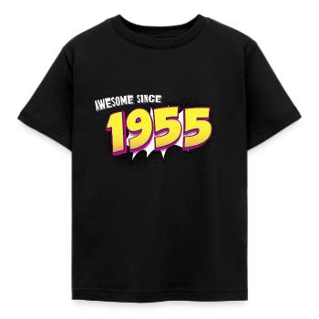 68e anniversaire rétro dans le style Pop Art Comic Book - T-shirt Enfant - noir - Devant - AI Model Kid Female (0cm)