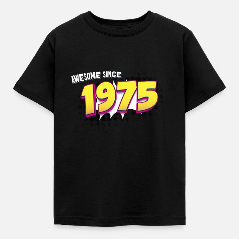 Retro 48. Geburtstag im Pop Art Comic Stil - Kinder T-Shirt - Schwarz