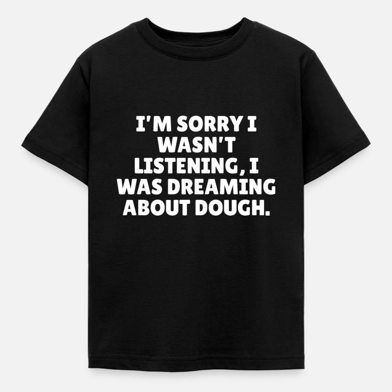Funny baking slogan - Kids' T-Shirt - black