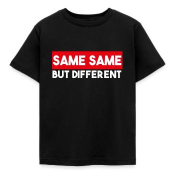 Same Same But Different - Kinder T-Shirt - Schwarz - Vorne - AI Model Kid Female (0cm)