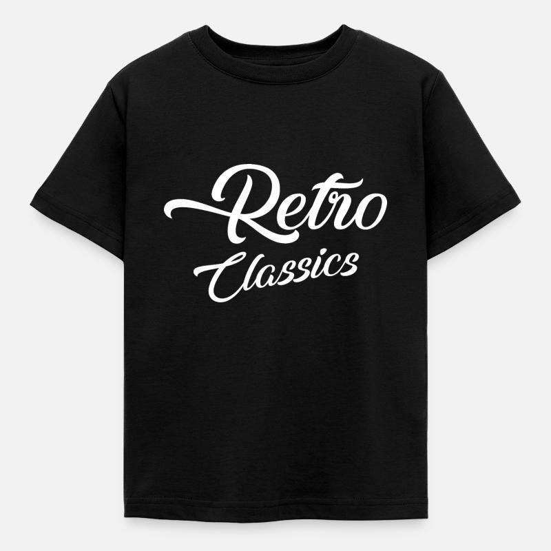 Retro Classics - Kids' T-Shirt - black