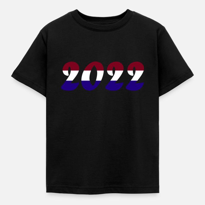 Équipe nationale des Pays-Bas - T-shirt Enfant - noir