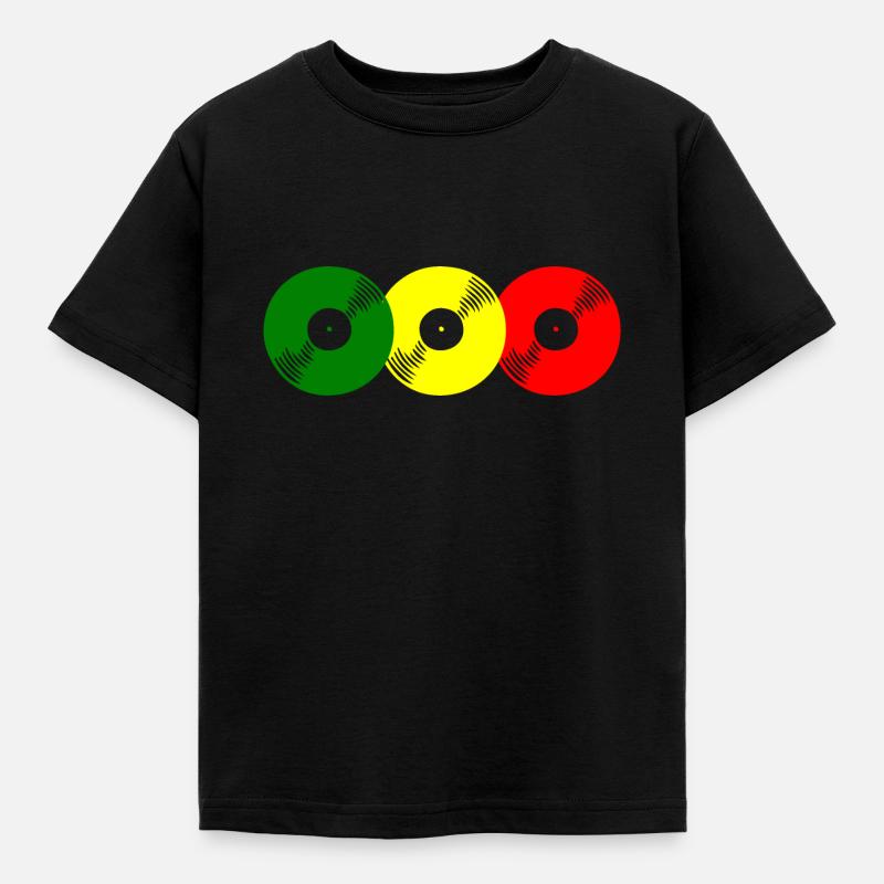Reggae records - T-shirt Enfant - noir