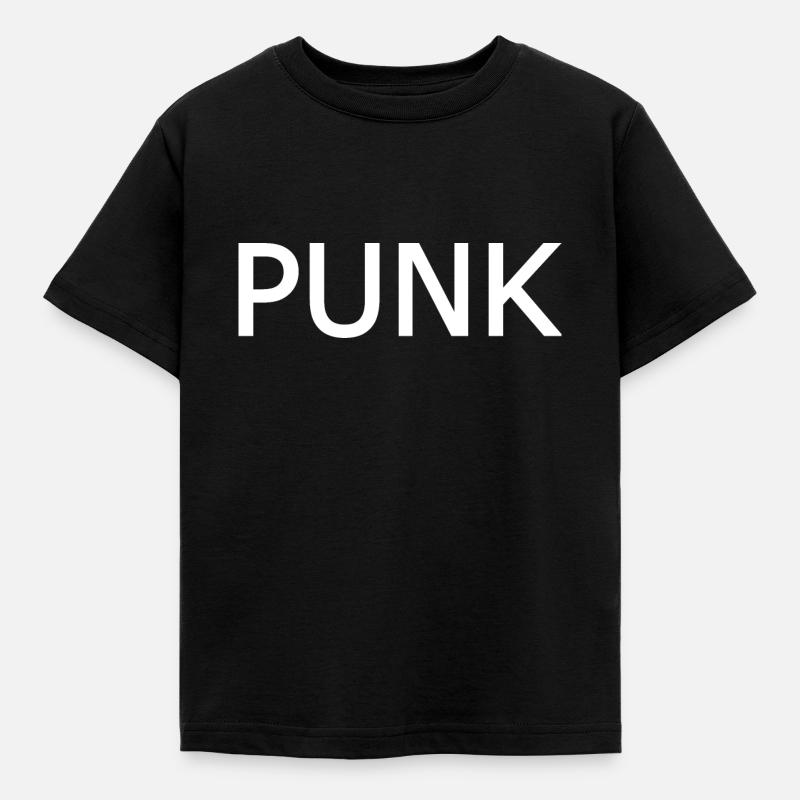 Punk - Kinder T-Shirt - Schwarz