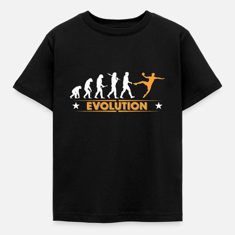 Handball Evolution - orange/weiss - T-shirt Enfant - noir