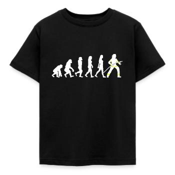 Pompiers Femmes Pompiers Evolution - T-shirt Enfant - noir - Devant - AI Model Kid Female (0cm)
