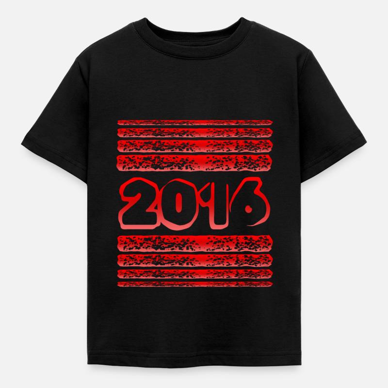 2016 - Kinder T-Shirt - Schwarz