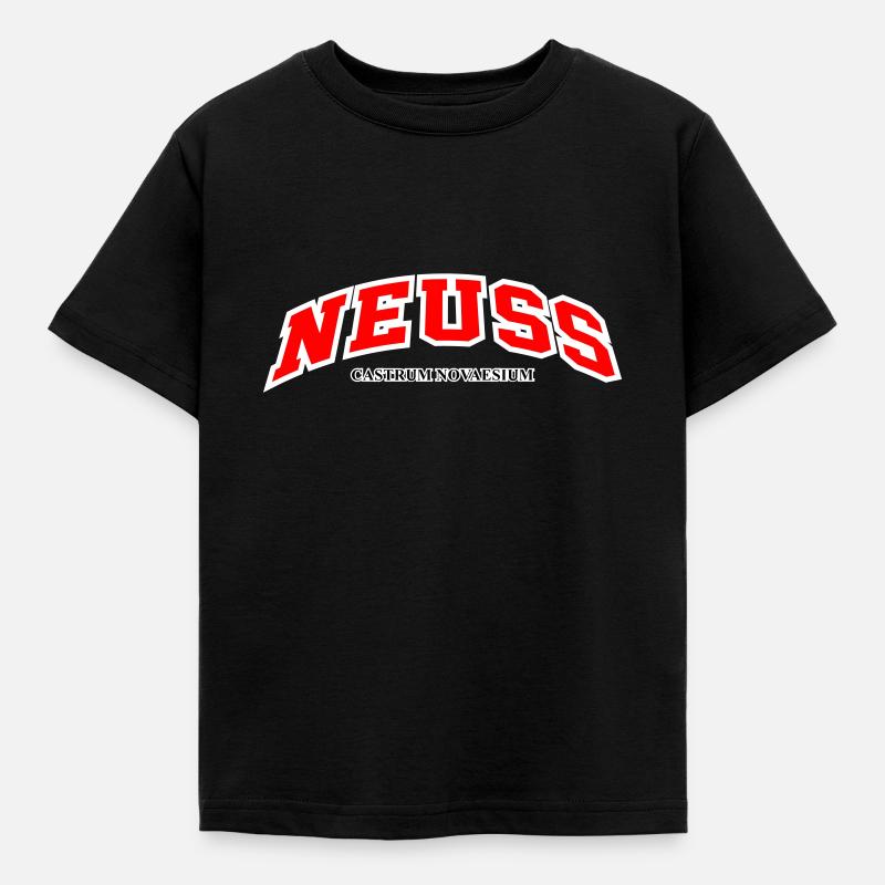 NEUSS - Kinder T-Shirt - Schwarz