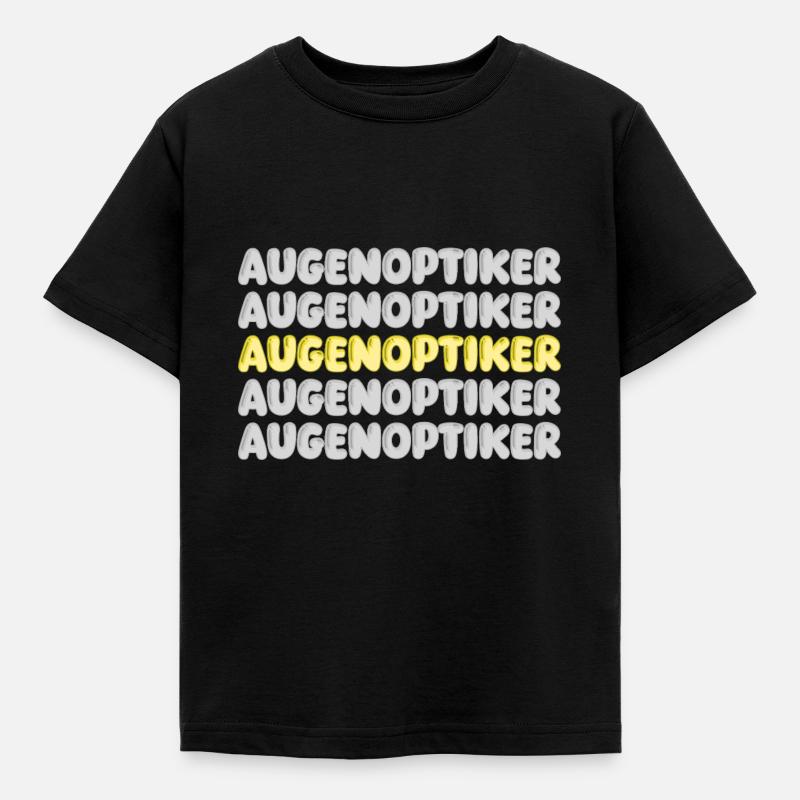 Opticien de travail - T-shirt Enfant - noir