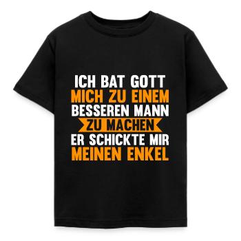 Großvater Großpapa Opi Opa - Kinder T-Shirt - Schwarz - Vorne - AI Model Kid Female (0cm)