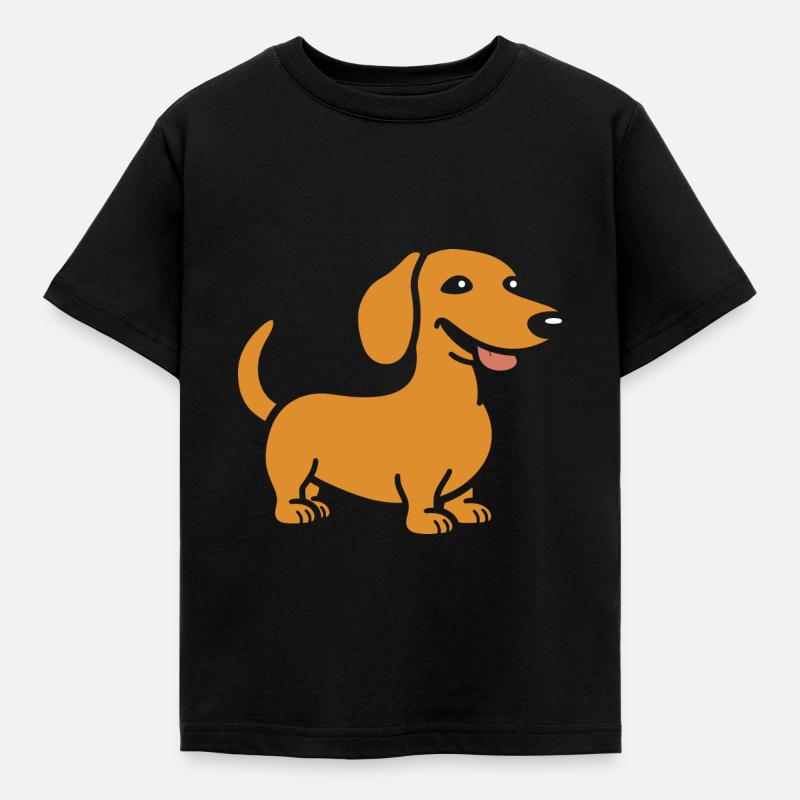 teckel - T-shirt Enfant - noir