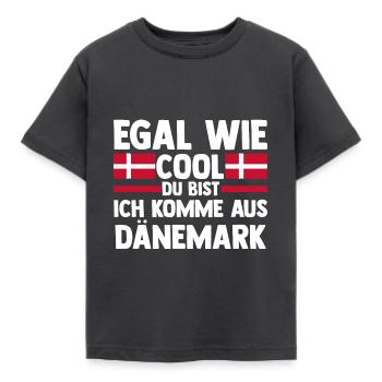 Danois Danemark - T-shirt Enfant - charbon - Devant - AI Model Kid Female (0cm)
