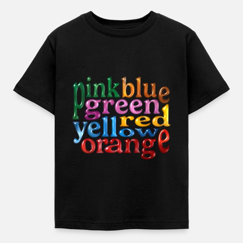 Falsche Farben - Kinder T-Shirt - Schwarz