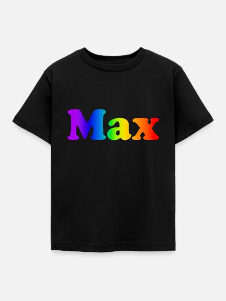 Max - Kinder T-Shirt - Schwarz