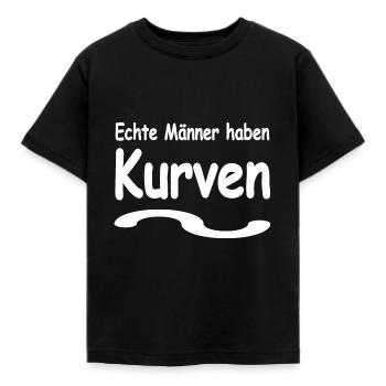 Männer - Kinder T-Shirt - Schwarz - Vorne - AI Model Kid Female (0cm)