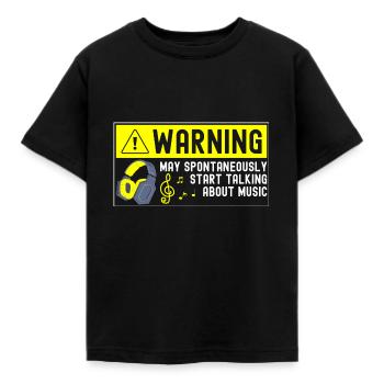 Dj Party Lieder Musikrichtung - Kinder T-Shirt - Schwarz - Vorne - AI Model Kid Female (0cm)