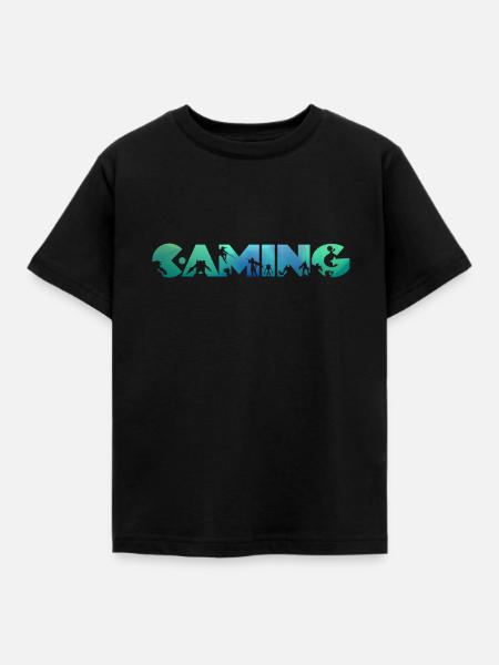 Gaming 2 - Kinder T-Shirt - Schwarz