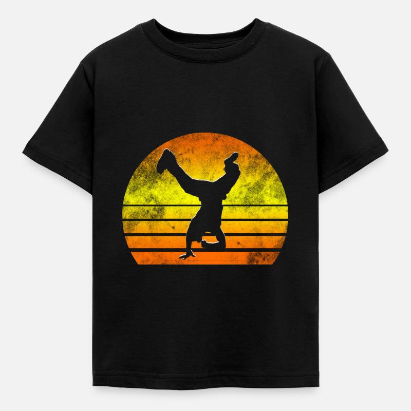 Breakdancing Breakdance Dancing - Kids' T-Shirt - black