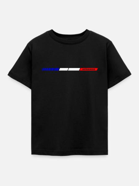 FRANCE - Kinder T-Shirt - Schwarz