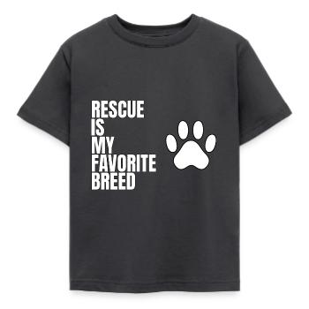 Le sauvetage est ma race préférée - T-shirt Enfant - charbon - Devant - AI Model Kid Female (0cm)