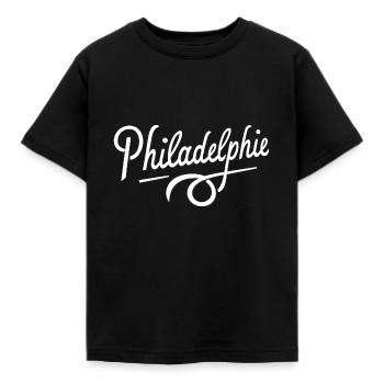 Philadelphie - T-shirt Enfant - noir - Devant - AI Model Kid Female (0cm)