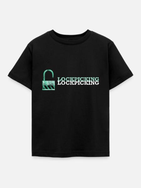 Lockpicking Lockpicking lockpicking - Kinder T-Shirt - Schwarz