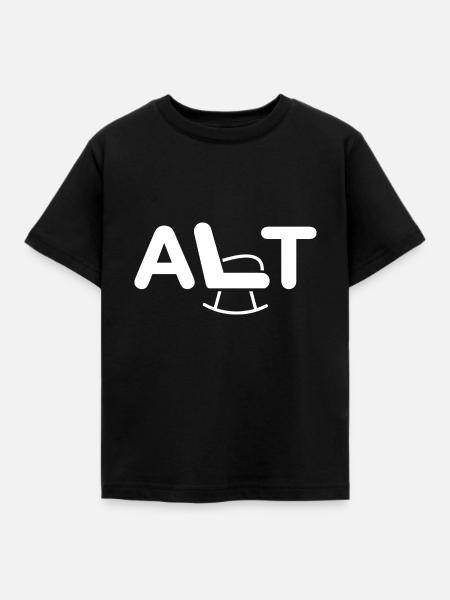 Alt - Old - Kinder T-Shirt - Schwarz