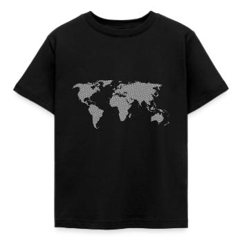 White World - Kinder T-Shirt - Schwarz - Vorne - AI Model Kid Female (0cm)