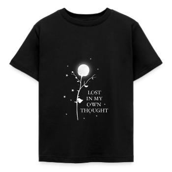 Lune rose occulte - T-shirt Enfant - noir - Devant - AI Model Kid Female (0cm)