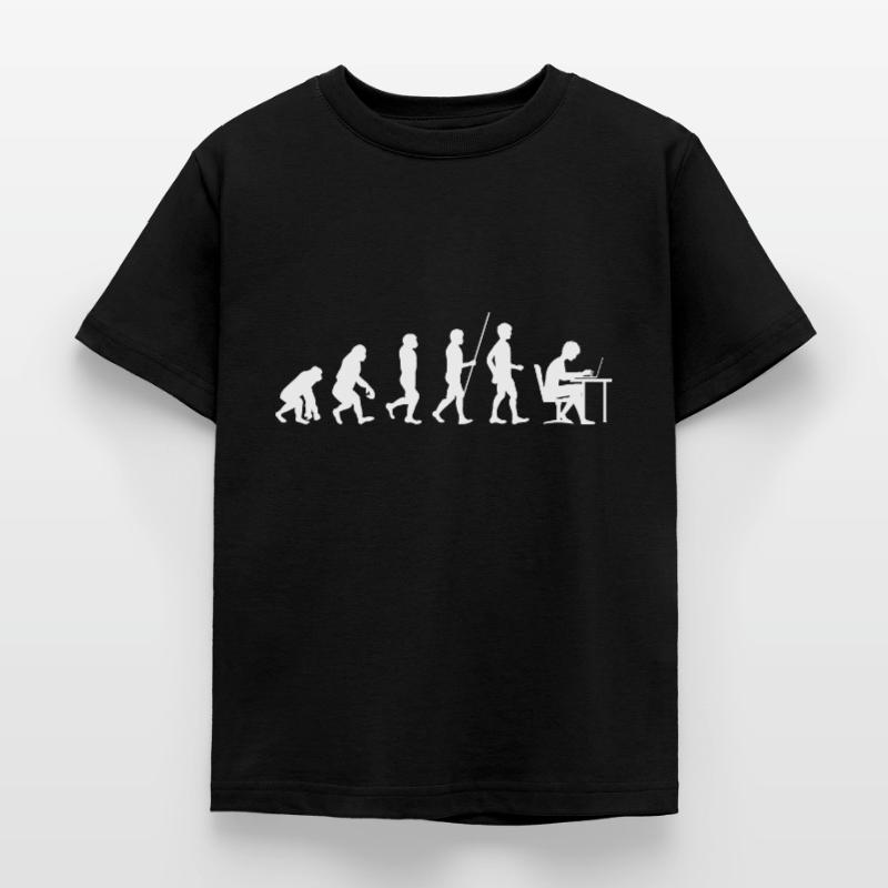 Programmierer Evolution Informatik Student code Kinder T-Shirt