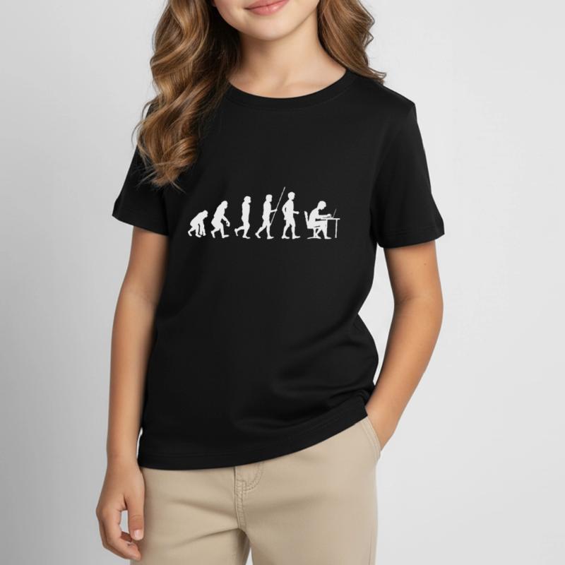 Programmierer Evolution Informatik Student code Kinder T-Shirt