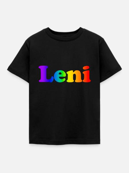 Leni - Kinder T-Shirt - Schwarz