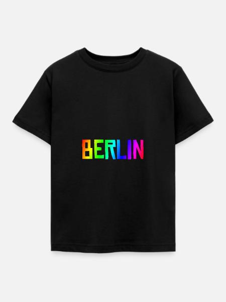 Berlin - Kinder T-Shirt - Schwarz