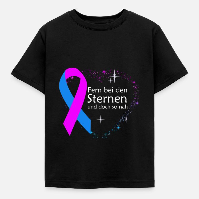 Sternenkinder Mama Schwanger Mutter Sternenkind - Kinder T-Shirt - Schwarz