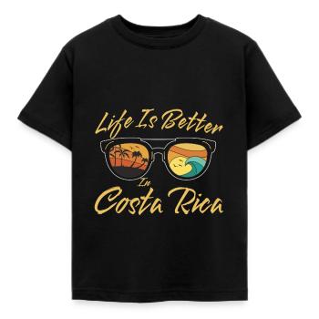 Vacances au Costa Rica Amérique centrale - T-shirt Enfant - noir - Devant - AI Model Kid Female (0cm)