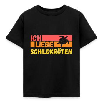 Schildkröte Schildkröten - Kinder T-Shirt - Schwarz - Vorne - AI Model Kid Female (0cm)