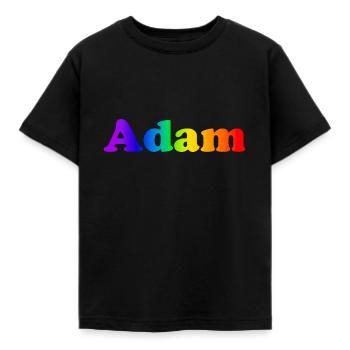 Adam - T-shirt Enfant - noir - Devant - AI Model Kid Female (0cm)