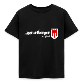 Cadeau original des armoiries du Vorarlberg Vorarlberg - T-shirt Enfant - noir - Devant - AI Model Kid Female (0cm)