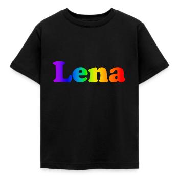 Lena - Kids' T-Shirt - black - Front - AI Model Kid Female (0cm)
