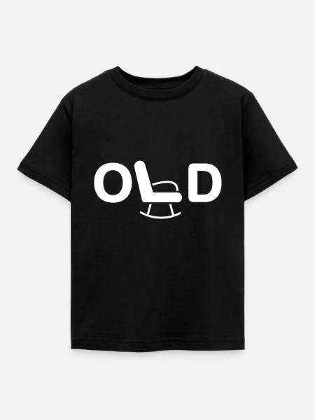 Old - Kinder T-Shirt - Schwarz