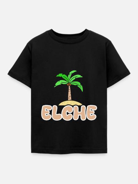 Elche Elche - Kinder T-Shirt - Schwarz